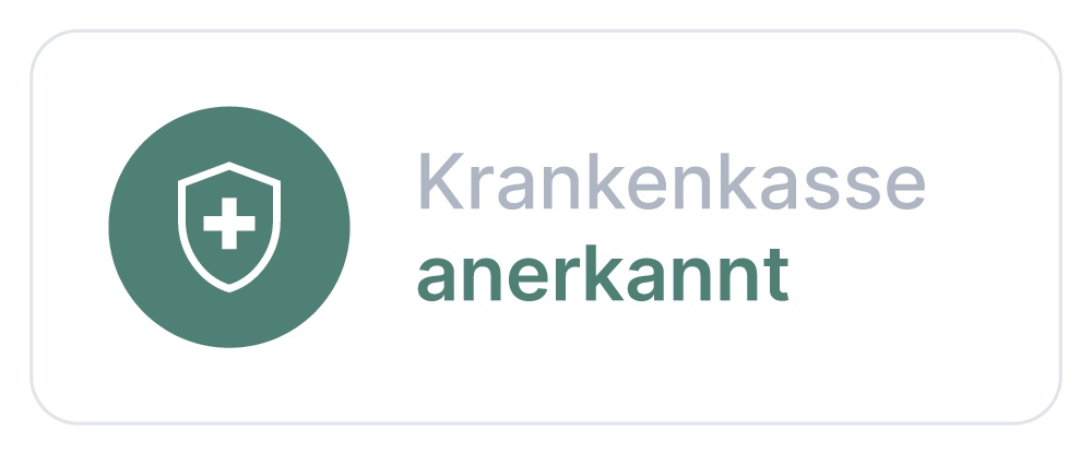 Krankenkasse anerkannt